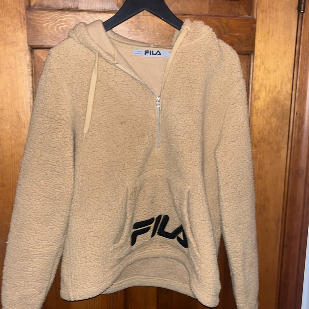 Fila fuzzy half zip.size L.